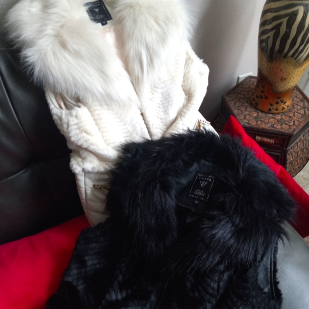 2 Faux Fur Vest